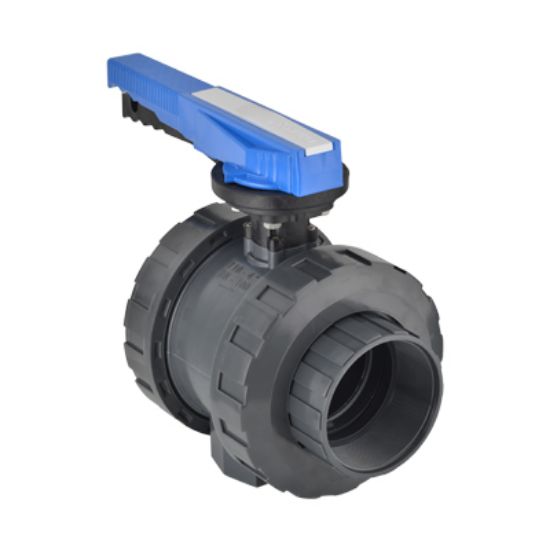 Picture of U-PVC SOLVENT CEMENT TRUE UNION BALL VALVE POSITION REGULATED FOR WATER