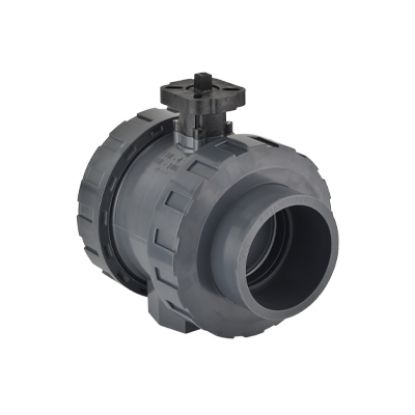 Picture of U-PVC ACTUATOR MOUNTABLE TRUE UNION BALL VALVE ( ONE SIDES FEMALE THREADED )