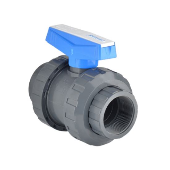 Picture of U-PVC BOTH SIDES THREADED TRUE UNION BALL VALVE FOR WATER