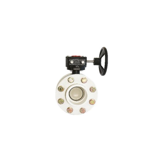 Picture of PP REDUCTION GEAR BUTTERFLY VALVE WITH HANDWHELL WITH FLANGE