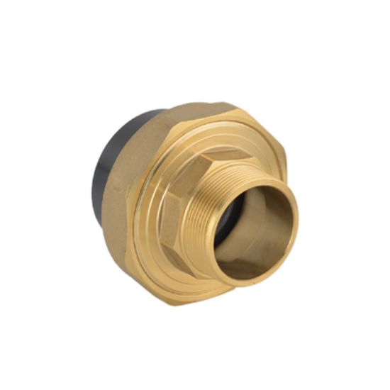 Picture of UH-PVC OUTLET BRASS UNION MALE THREADED