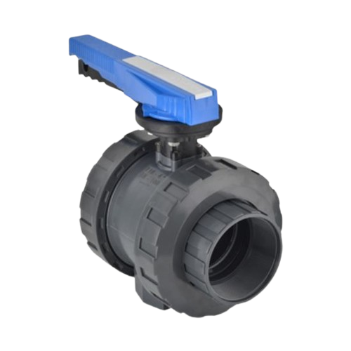 U-PVC True Union Ball Valves Position Regulated For Water One Side Female Threaded