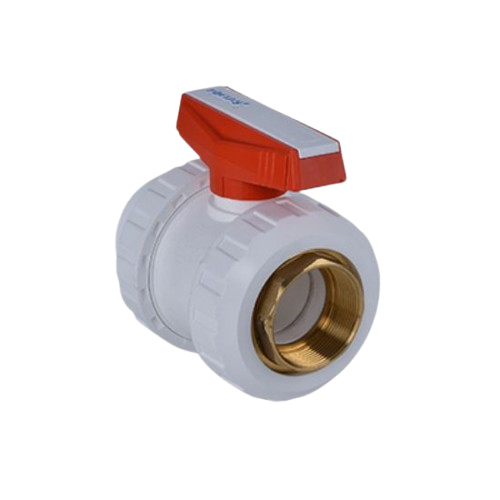 PP шаровой кран одна сторона латунь внутренняя резьба