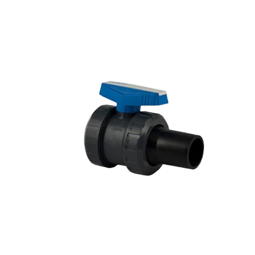 Válvula de agua de bola U-PVC Salida de espita de HDPE de un solo lado