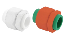 Raccord soudé double face en plastique PP-R